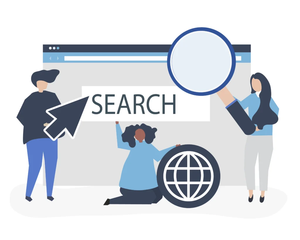 Soumission aux moteurs de recherche

-

<a href="https://fr.freepik.com/vecteurs-libre/caracteres-personnes-detenant-icones-recherche-internet_2921443.htm">Image de rawpixel.com</a> sur Freepik